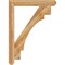Ekena Millwork Merced Craftsman Rough Sawn Bracket, Western Red Cedar, 4"W x 34"D x 46"H BKT04X34X46MRC04RWR - alternate 4